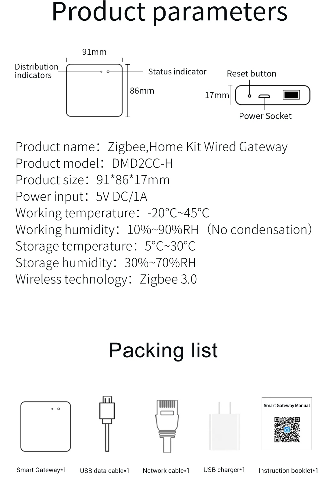 Zigbee 3.0 Home-Kit Wired Gateway - Image 4