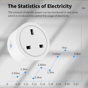 UK Wifi Smart Plug Socket with power metering